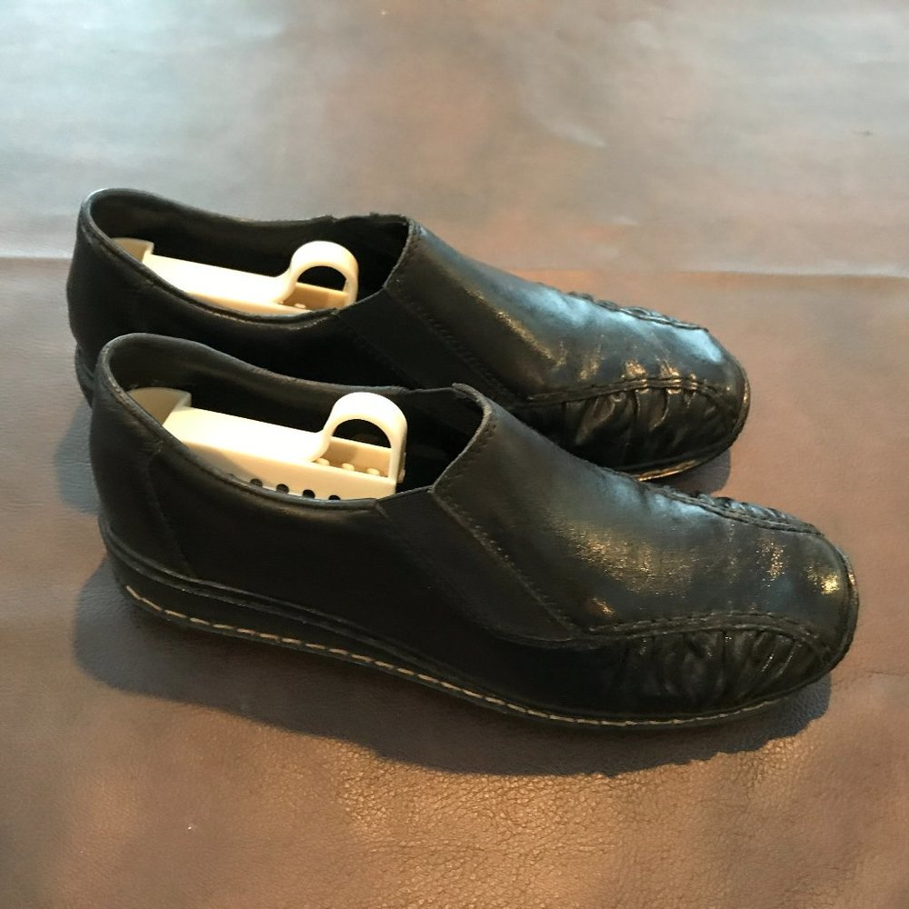 Rieker Leather Slip-On Comfort Shoes (sz 6) - NEW